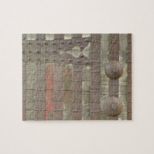 Japan, Ishikawa, Kanazawa, Kasteelpoort Detail Legpuzzel