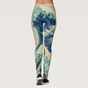 Japan - Japanse kunst (Great Wave of Kanagawa) Leggings