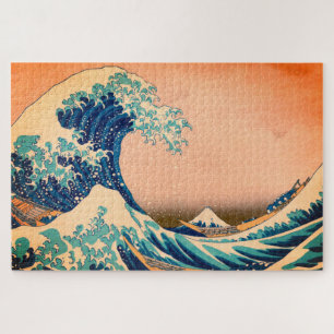 Japan - Japanse kunst/Grote Golf van Kanagawa Legpuzzel