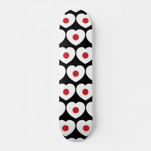 Japan Japanse vlag hart Skateboard