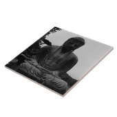  Japan Kamakura Great Buddha Magnet Tegeltje (Zijkant)