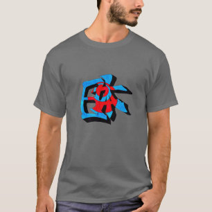 Japan Kanji/Okinawa Kanji Graffiti T-shirt