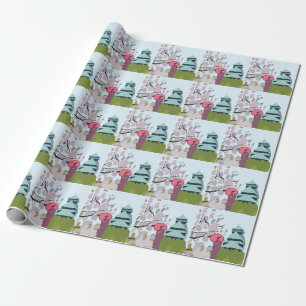 Japan Kersenbloesem Geisha Kimono Cadeaupapier