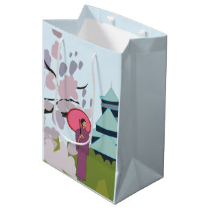 Japan Kersenbloesem Geisha Kimono Japan Medium Cadeauzakje