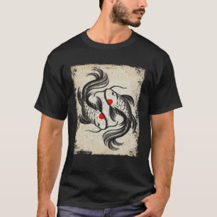Japan koi karper vis Japan Retro T-shirt