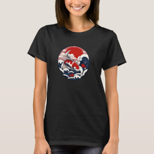 Japan Koi Karper Vis Nishikigoi Water Traditioneel T-shirt