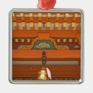Japan, Kyoto, Fushimi, Inari Grote Heiligtum Metalen Ornament
