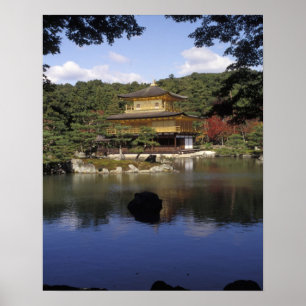 Japan, Kyoto, Golden Pavilion, Zen Temple Poster