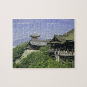 Japan, Kyoto, Het uitzicht vanaf Kiyomizu-tempel Legpuzzel