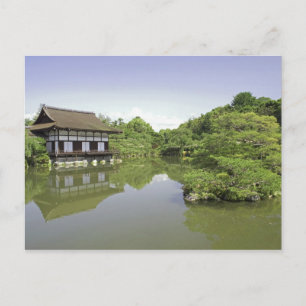 Japan, Kyoto, Japanse tuin van Heian-schrijn 2 Briefkaart