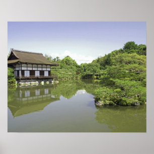 Japan, Kyoto, Japanse tuin van Heian Schrijn 2 Poster