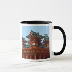Japan, Kyoto, Kleurrijke Heian Jingu Tempel, Mok