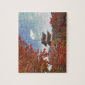 Japan, Kyoto, pagode in het najaar Legpuzzel (Verticaal)