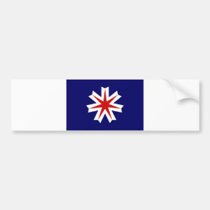 japan land regio vlaggen prefectuur hokkaido bumpersticker