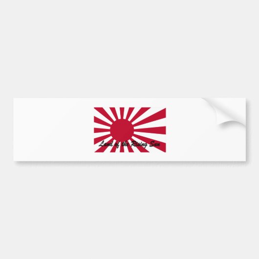 Japan - Land van de rijzende zon Bumpersticker (Voorkant)
