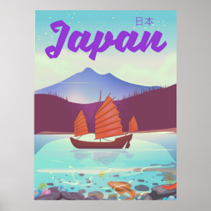 japan landschap poster