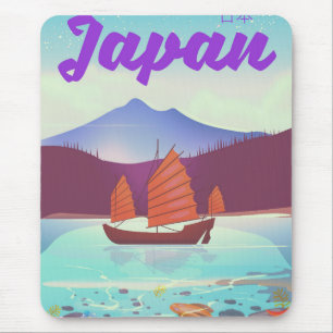 Japan landschap reisposter muismat