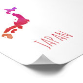 Japan Map Poster (Hoek)