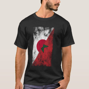 Japan Marokko Vlaggen - Japans Marokkaans T-shirt