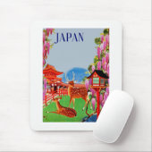 Japan met Deer Muismat (Met muis)