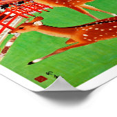 Japan met Deer Poster (Hoek)