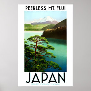 Japan Mount Fuji POSTER PRINT A5-A1 Oud 1930s