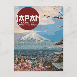  Japan Mt. Fuji Travel Briefkaart