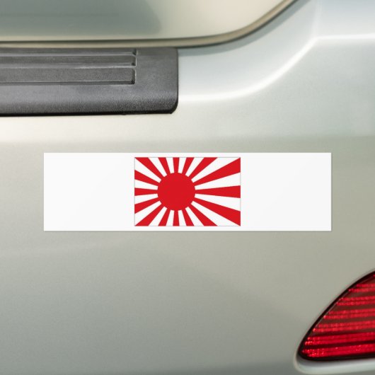 Japan Naval Ensign Bumpersticker (Op auto)