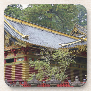 Japan, Nikko. Toshogu-heiligdom en mausoleum in 2 Onderzetter