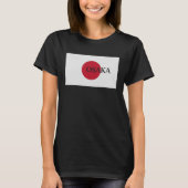 Japan Osaka Asia Travel Flag T-shirt (Voorkant)