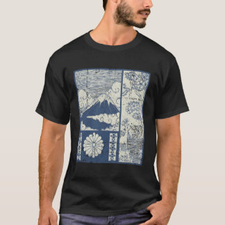 Japan Otaku Japanse Kersen Sakua Blossom Mt Fuji T-shirt