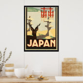 Japan Oude Reisposter Poster (Keuken)