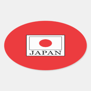 Japan Ovale Sticker