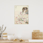 Japan Owl  print (Keuken)