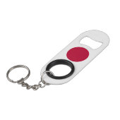 Japan Pride Patriotic Mini Flessenopener (Voorkant Gekanteld)