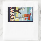 Japan Rechthoekige Sticker (Tas)