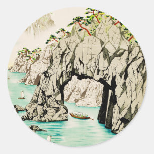 Japan Reis Eiland Okinawa Ronde Sticker