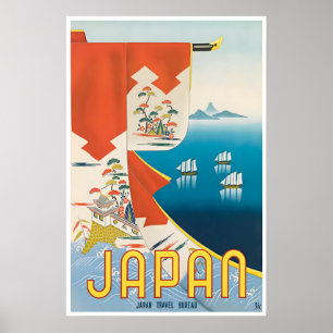 Japan Reis Kunstposter Japanse Vintage Print