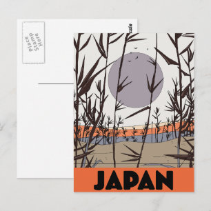 Japan reisposter briefkaart