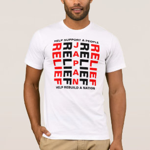 JAPAN RELIEF HELP EEN MENSEN TE STEUNEN... T-SHIRT
