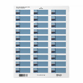 Japan Return Address Label (Full Sheet)