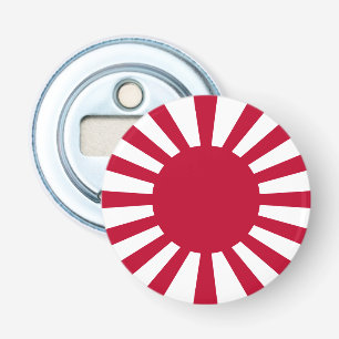 Japan Rising Sun Flag Button Flesopener