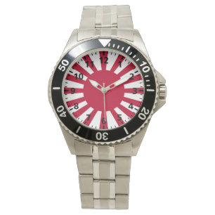 Japan Rising Sun Flag Horloge