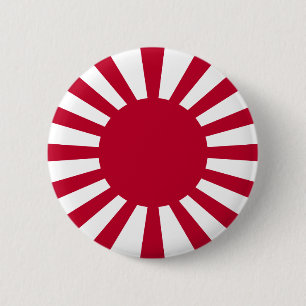 Japan Rising Sun Flag Ronde Button 5,7 Cm