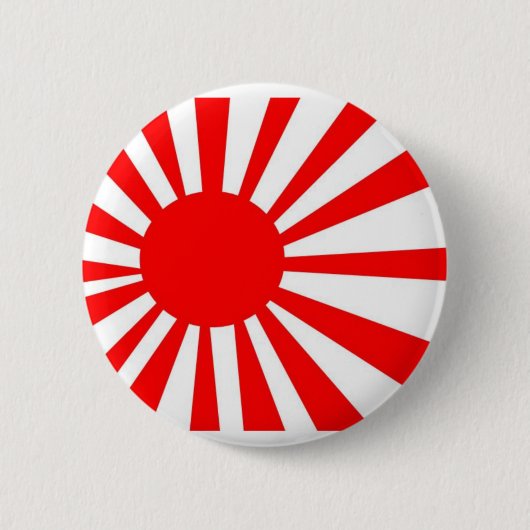 Japan Rising Sun Flag Ronde Button 5,7 Cm (Voorkant)