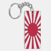 Japan Rising Sun Flag Sleutelhanger (Voorkant Links)