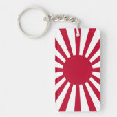Japan Rising Sun Flag Sleutelhanger (Voorkant)