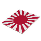 Japan Rising Sun Flag Tegeltje (Zijkant)