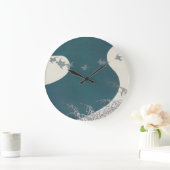 japan rivierlandschap traditionele  vogels na grote klok (Huis)