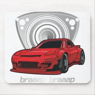 Japan Rotary Mazda RX7 BRAAP Muismat
